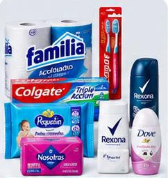 Kit de higiene con papel, pasta dental, cepillos, jabón, desodorante y toallas sanitarias