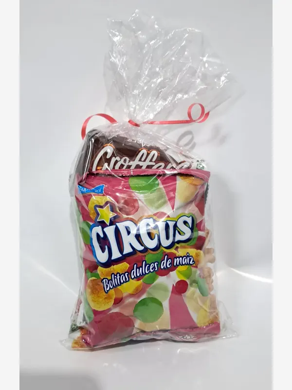 Funda de caramelos navideña de $0,50: foto real del producto armado en Hipercomisariatos BL